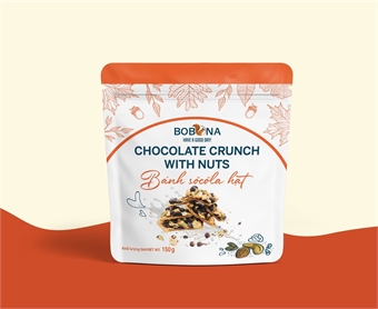 CHOCOLATE CRUNCH WITH NUTS - BÁNH SOCOLA HẠT