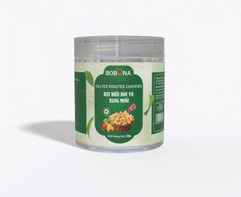 HẠT ĐIỀU BÓC VỎ RANG MUỐI - HŨ 200 g